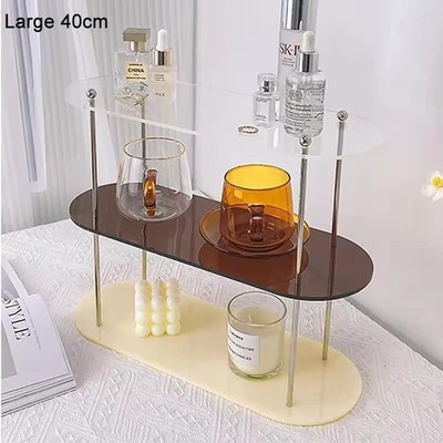   2-3 Layer Acrylic Desktop Storage Organizer   Modern Multi-Purpose Rack for B