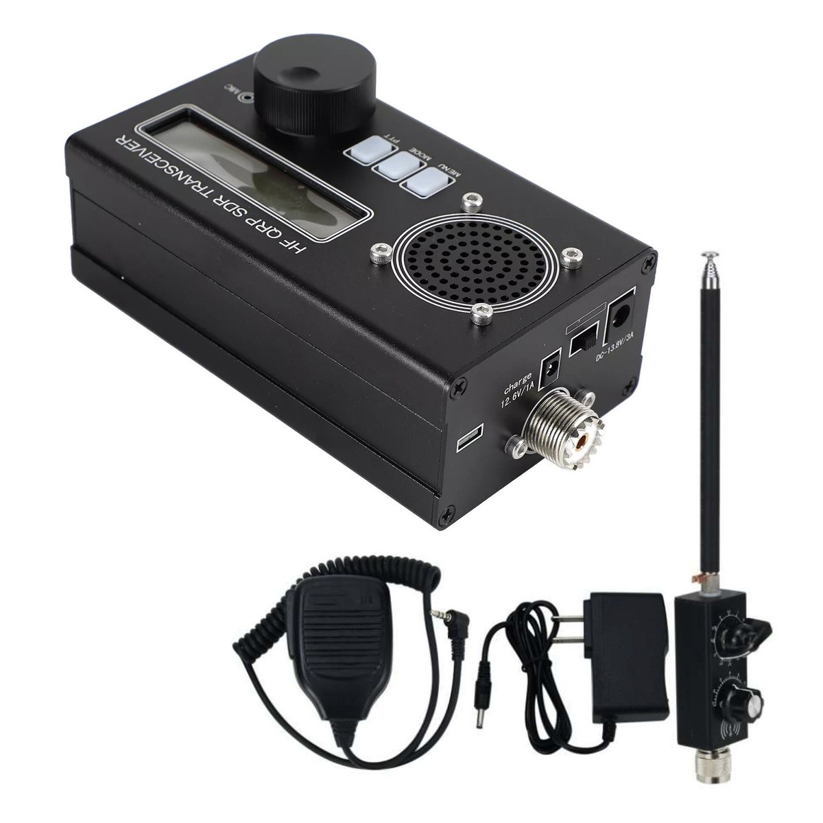 New 8-Band USDR USDX HF QRP SDR Transceiver SSB/CW Mic Ptt