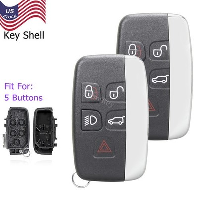 2 FOR LAND ROVER RANGE ROVER RR SPORT EVOQUE KEY FOB REMOTE COVER SHELL CASE