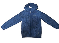 Columbia Youth Hooded Insulated Jacket -Black - size M 10/12 