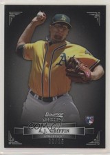 2012 Bowman Sterling Black Refractor 2/25 AJ Griffin #6 5c9