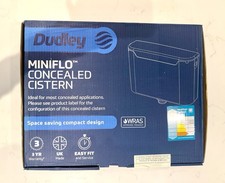 Dudley Mini Concealed Cistern 6/4L and 4/2 6L Dual flush Niagra Valve Side Inlet
