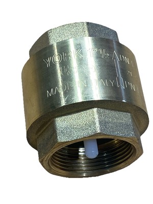 11/2'' BRASS  VALVE SPRING LOADED CHECK VALVE YORK DN40 New