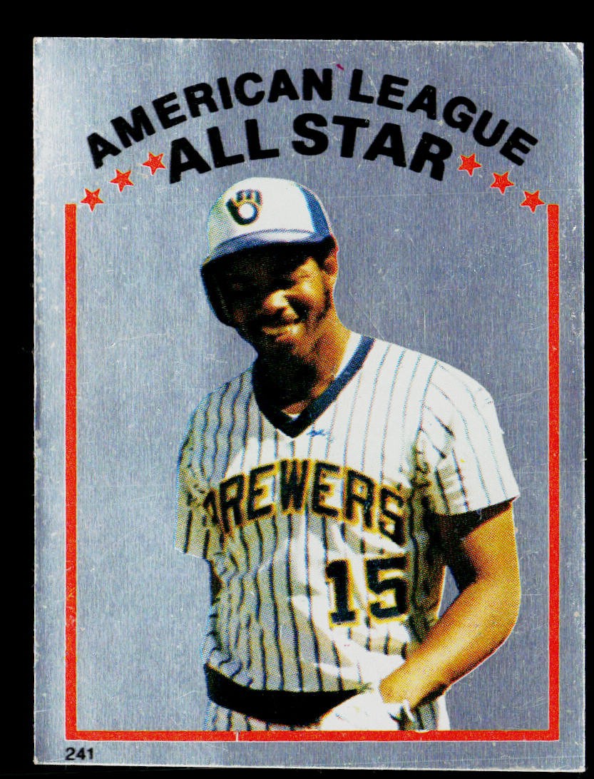 1981 Topps Stickers #241 Cecil Cooper