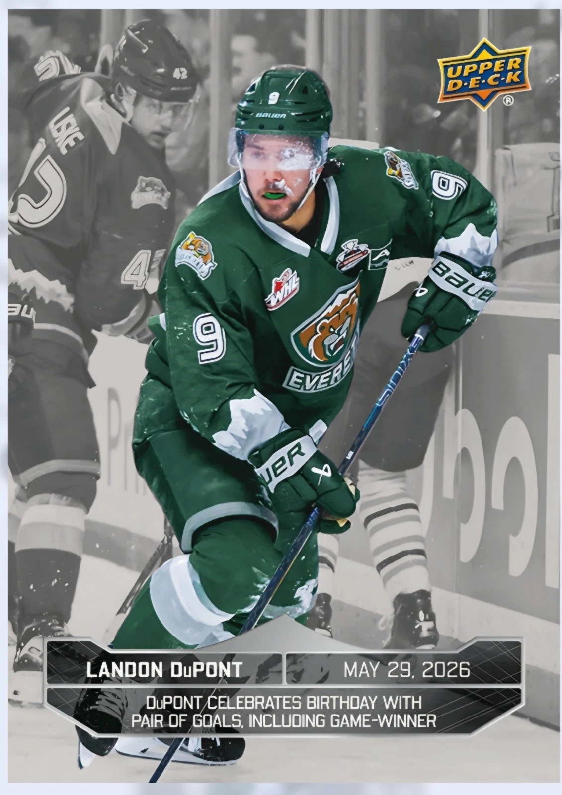 2025-26 Upper Deck Game Dated Moments #CHL-4 SILVER Landon DuPont Epack