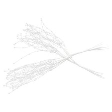 150 pcs Stick Stems Bouquets, White, For Wedding Decors