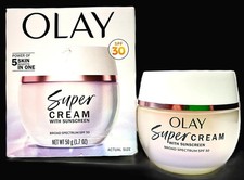 Olay Super Cream with Sunscreen SPF 30  1.7 oz  Exp 08/2027   NEW FREE SHIP  