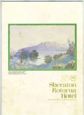 Sheraton Rotorua Guest Services Directory New Zealand  1972 Lake Tarawera