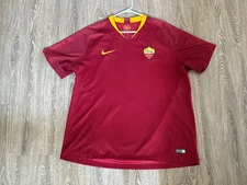 Soccer Jersey 2018 Authentic Nike AS Roma Home XXL EUC Fast Shipping