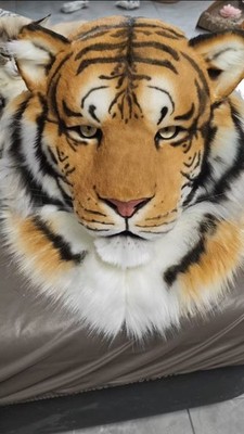 Lifelike Tiger Fursuit Full Head with Moving Jaw Custom