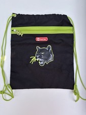 Step by Step Turnbeutel Sportbeutel Schwarz Panther - wie Neu - unbenutzt - Top