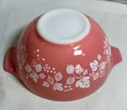 Pyrex Vintage Pink Gooseberry Cinderella Mixing Bowl #442, 1.5  Quart
