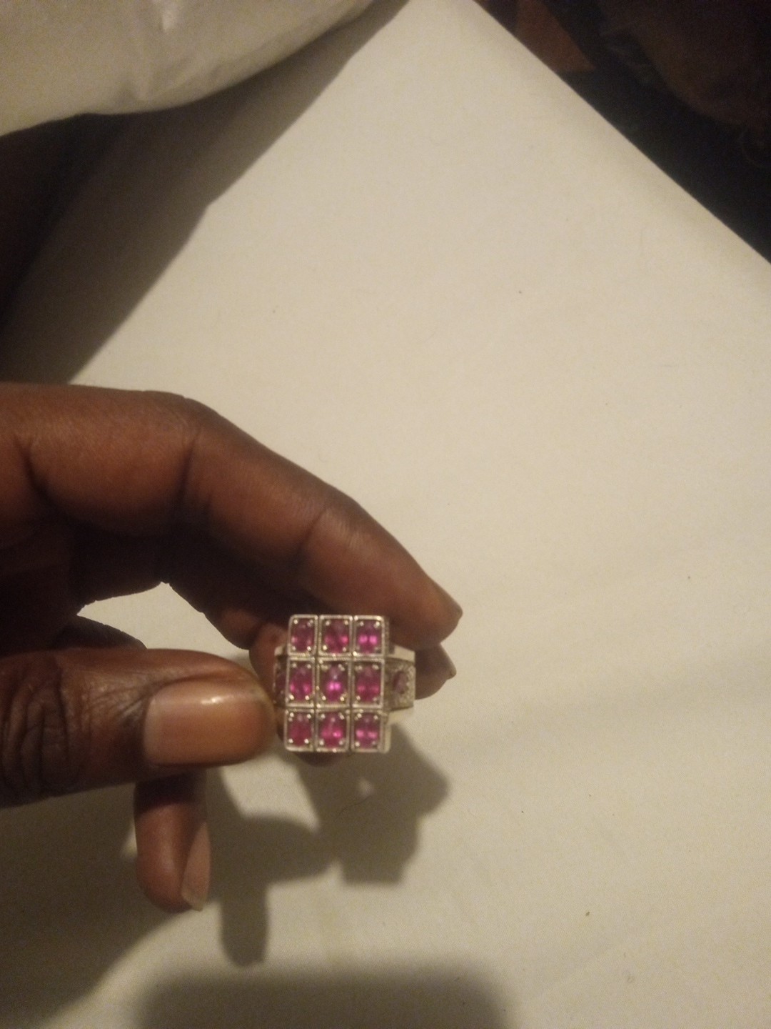 Sterling Silver Handmade Ruby Ring - image 6