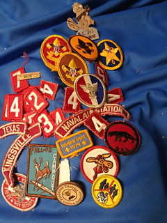 Boy Scouts Mixed Lot Patches & Badges Honor Unit 1979 Fall 72 Campout