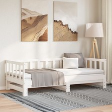 Tagesbett Ausziehbar Bett Schlafsofa Sofa G&auml;stebett Massivholz Kiefer vidaXL
