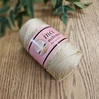 1 X 200g Polyester Cord 3mm Macrame Cord, Crochet Bag, Pale Gold