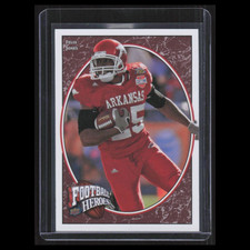 Felix Jones Rookie #144 2008 Upper Deck Heroes Arkansas Razorbacks Football Card. rookie card picture