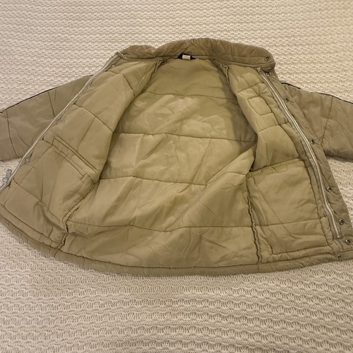 CHAQUETA ACOLCHADA VINTAGE MICHELOB LIGHT SWINGSTER CAQUI TALLA PEQUEÑA RARA - Imagen 11 de 15