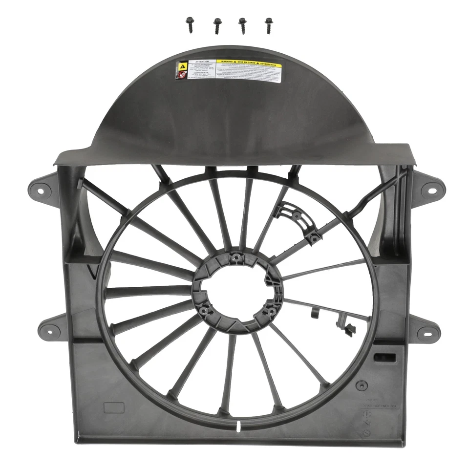 Cubierta del ventilador del radiador delantero genuino Mopar 2005-2008 Jeep Grand Cherokee 5143209AC Foto 3 de 4
