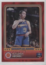 2024 Chrome McDonald's All American Red Lava Refractor /125 Kayleigh Heckel 3hd