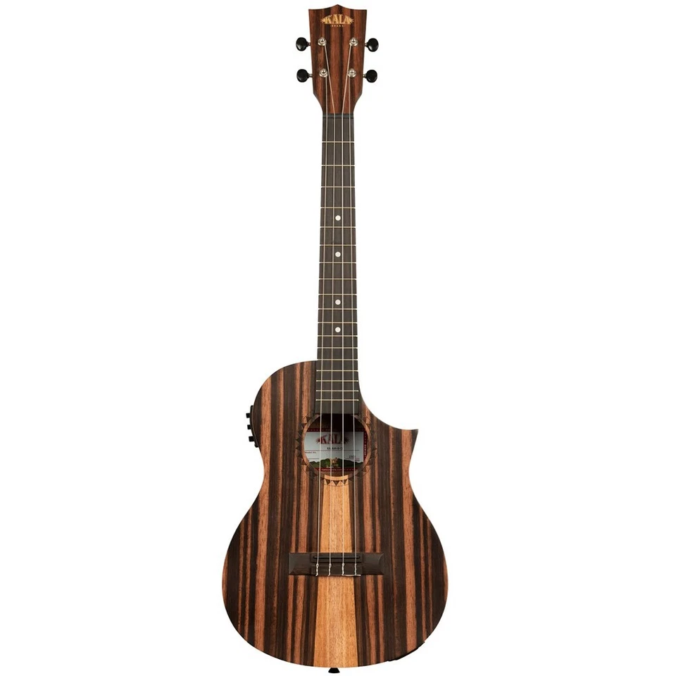 Kala KA-AM-B-CE Amara Tri-Top Baritone Ukulele With Cutaway And EQ - Image 2 of 4