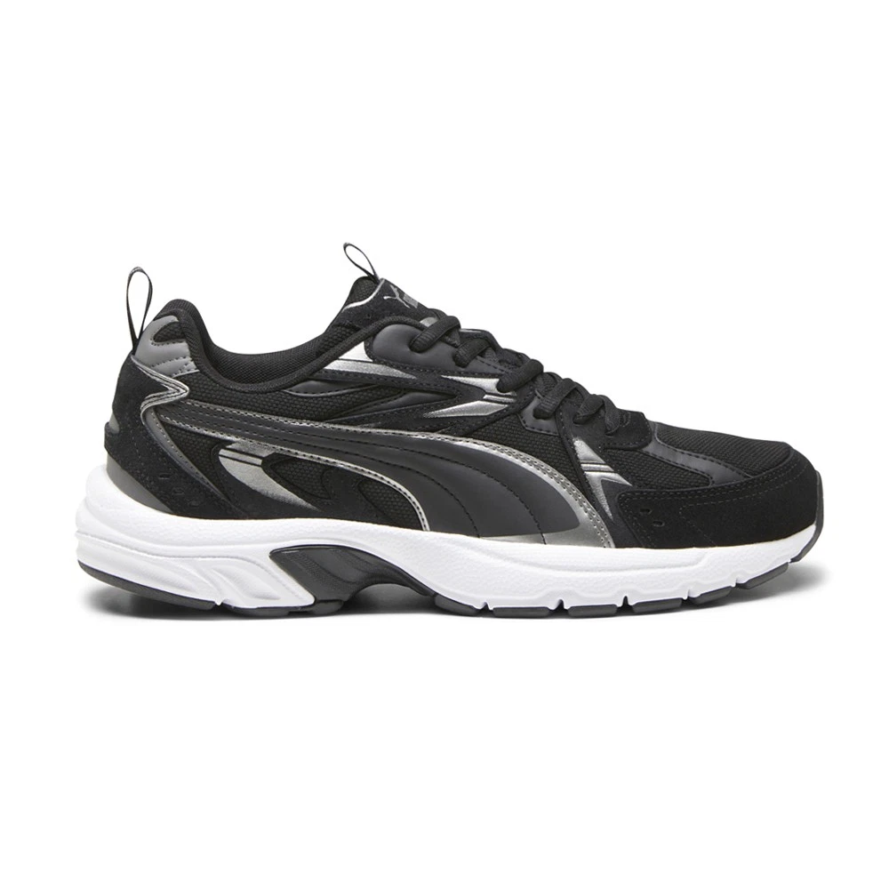 PUMA Milenio Tech Suede Lace Up Mens Black Sneakers Casual Shoes 39348901