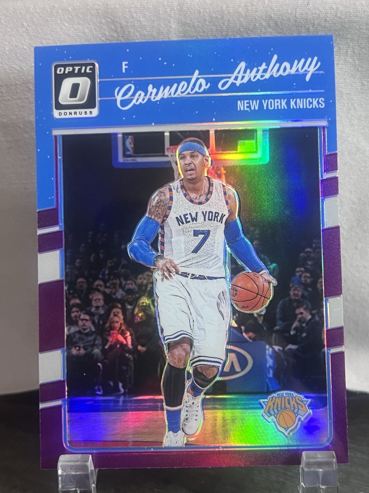 Basketball 2016-17 Panini Prizm Optic Holo Carmelo Anthony New York Knicks # 59