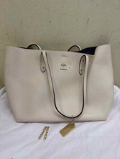 AS IS - HARDWARE - SEE DESCRIPTION Coach F72678 White Leather Tote Bag