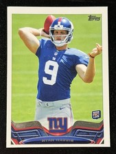 Ryan Nassib Rookie New York Giants #159 Ball Behind Head (RC) - 2013 Topps