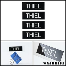 THIEL waterproof Sticker logo badge 50.8mm(2")X17mm(0.67")