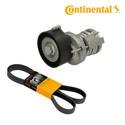 Riemenspanner + Keilrippenriemen Spannrolle für Audi Seat Skoda VW 030145299 C F