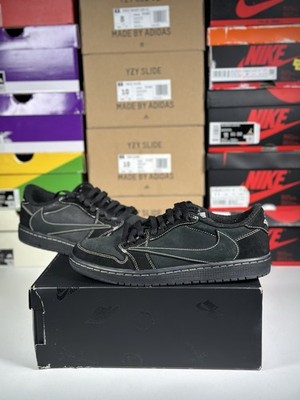 Size 8.5M - Jordan 1 Retro Low OG SP x Travis Scott Black Phantom - Clean