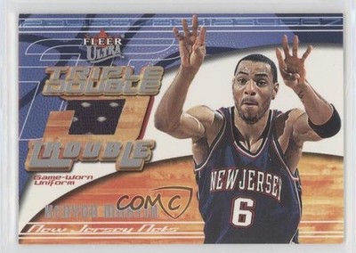 2001-02 Fleer Ultra Triple-Double Trouble Game-Worn Uniform Kenyon Martin 0gf3