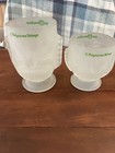 Set of 2 Vintage Walt Disney World Frosted Glass Tiki Mug Polynesian Village — photo 4