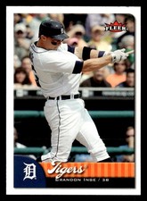 2007 Fleer #221a Brandon Inge white 