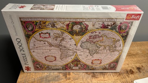 cassé tête Trefl Premium qualité, neuf 2000 mrcx, Carte de la terre 1630 - Photo 6 sur 6