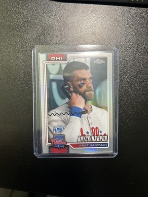 2026 Topps Chrome Bryce Harper Phillies #244 SP Image Variation Card