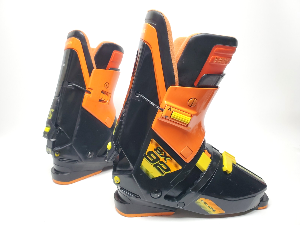 SALOMON SX 92 EQUIPE Vtg Rear Entry Alpine Downhill Ski Boots Size
