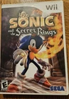 Sonic and the Secret Rings Nintendo Wii - Complete CIB