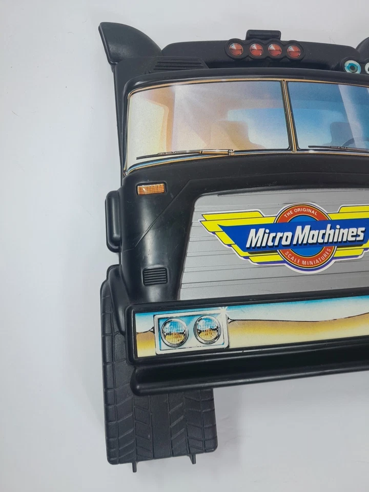 Semirremolque estuche de transporte Galoob Micro Macines 1988 vintage Foto 3 de 4