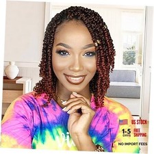 Passion Twist Hair 8 Inch 8 Packs, Pre Twisted Passion 8 Inch Pack of 8 T350