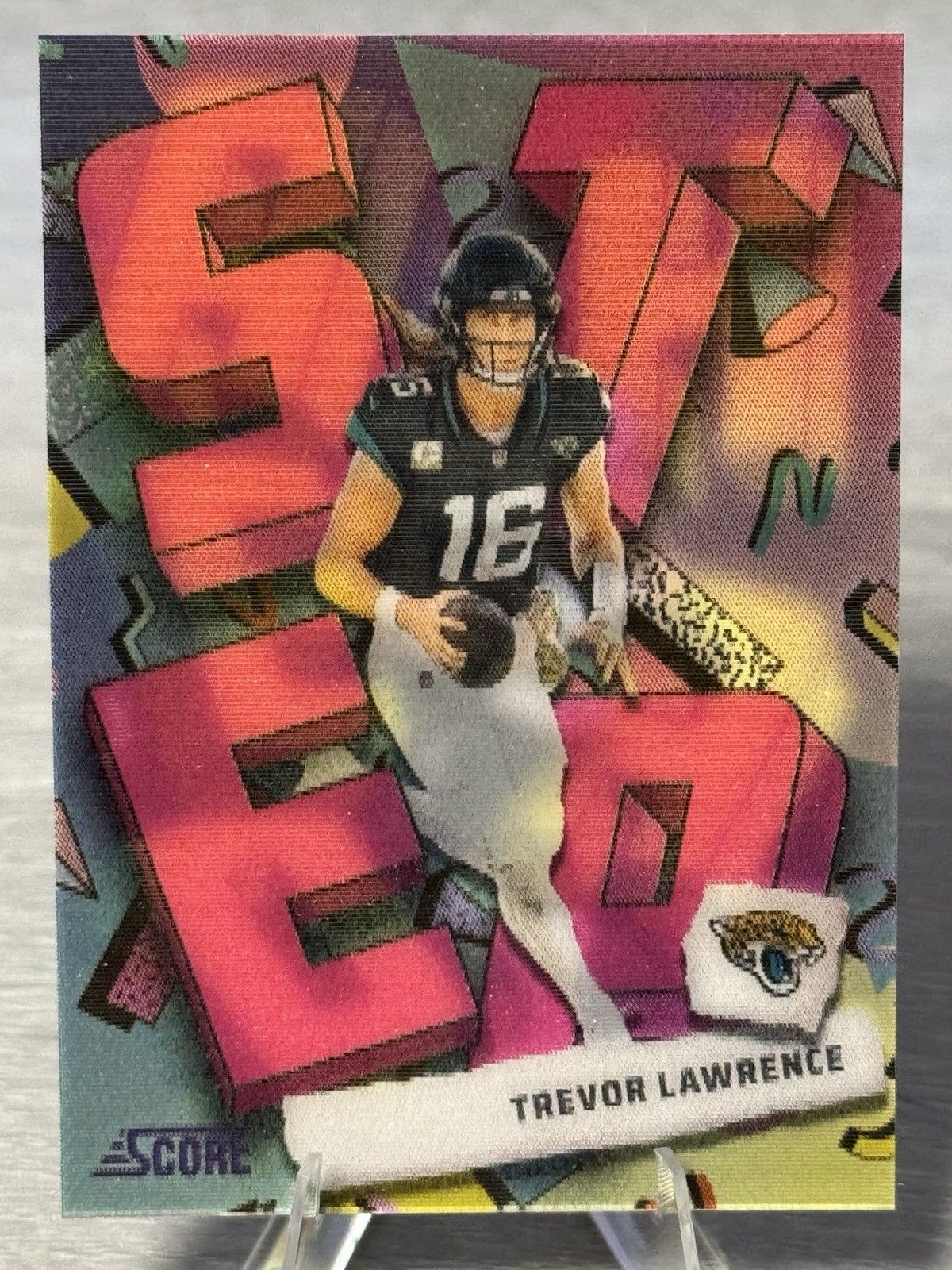 💫🏈TREVOR LAWRENCE 2024 Score Step Ahead Lenticular Case Hit SSP #JAGUARS!🏈💫