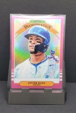 2019 Donruss Optic Pink #22 Javier Baez Baseball Card Chicago Cubs