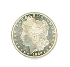 1886-P $1 Morgan (90%) Silver Dollar U.S. UNC/BU