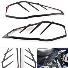 Black Mid-Frame Air Deflector Trim for Harley Electra Tri Glide FLHTC FLHTCUTG