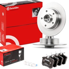 BREMBO Bremsenset Hinten Bremsscheiben Beläge für RENAULT MEGANE CC (EZ0/1)