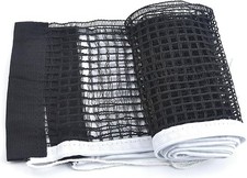 Rete da Ping Pong Nylon Rete da Ping Pong per Interno Esterno Scuola Palestra Nero Tavolo Tenni