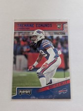 Panini 2018 Playoff Goal Line Rookie Tremaine Edmunds #247 Buffalo Bills Card. rookie card picture