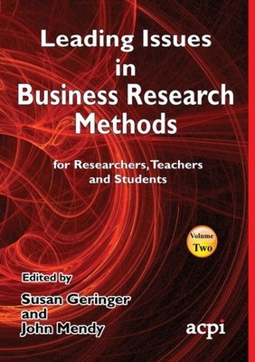 Mendy - Leading Issues in Business Research Methods Volume 2 - New pap - X555z