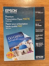 EPSON Premium Presentation Paper Matte - New Open Box 8.5x11" - Read